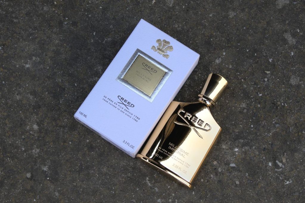 creed millesime imperial - bottle and box 1