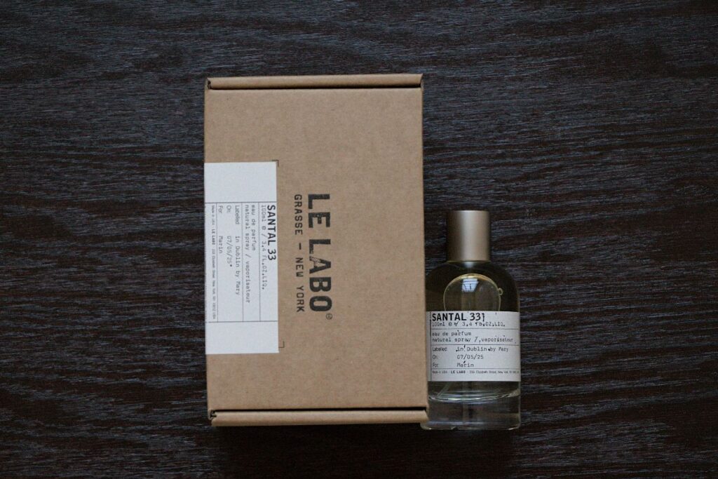 Le Labo Santal 33 bottle and box Le Labo Santal 33 Review (2025): Trendsetter Le Labo Santal 33 - bottle and box