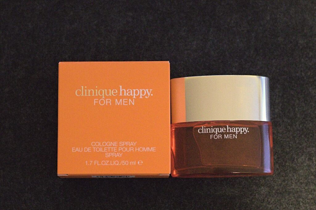 Clinique Happy For Men bottle and box Clinique Happy For Men Review (1999): Liquid Sunshine Or Fading Memory? Clinique Happy For Men - bottle and box