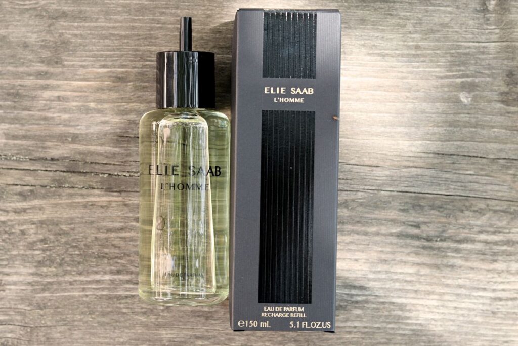 Elie Saab Lhomme bottle and box Elie Saab L'Homme Review (2025): Much Better Than Expected Elie Saab L'Homme bottle and box